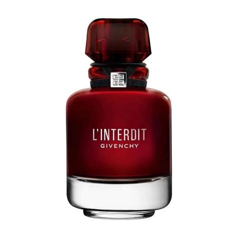 givenchy l'interdit eau de parfum rouge 80 ml|Givenchy interdit rouge ultime.